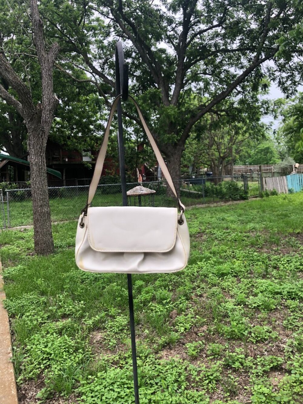 Villager Small Ivory Short Strap Purse